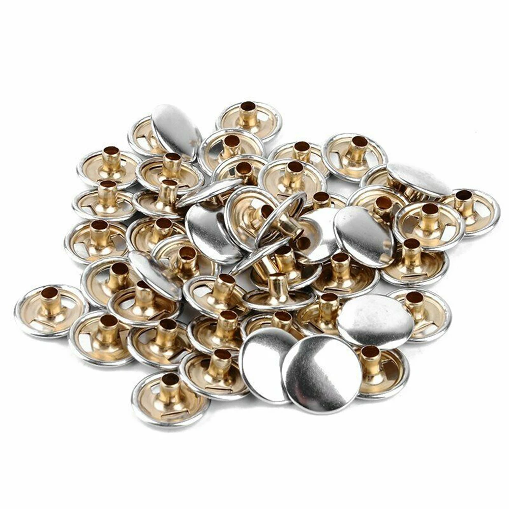 

152PC Stainless Steel Snap Fastener Screw Snap Fasteners For Tarpaulin Tent Boat Closures Connectors Buttons Snap Fastener