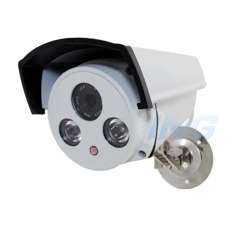 POE H.265 Водонепроницаемая HD 3MP 2 Array светодиодный ИК наружная IP камера 1296P / 1080P