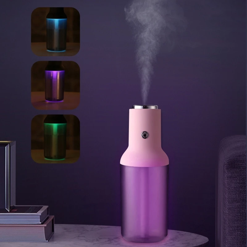 

Mini Portable Air Humidifier USB Mist Maker Colorful Light Beauty Replenishing Aroma Diffuser Ultra-quiet Operation Fog