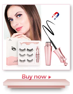 5 Magnetic Eyelashes natural False Eyelashes Magnet Lashes Magnetic Liquid Eyeliner& Magnetic False Eyelashes& Tweezer Set