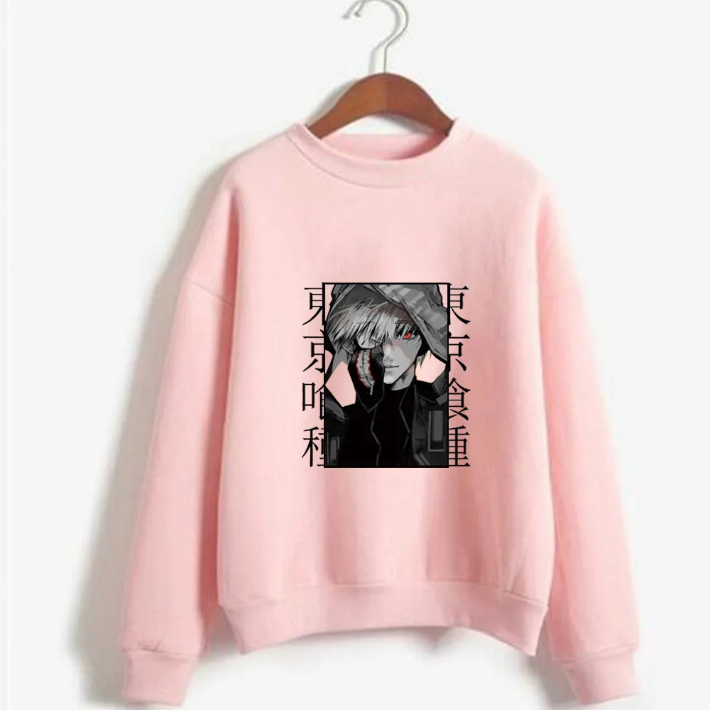 

Japanese Anime Tokyo Ghoul Hoodie Fashion O-neck Long Sleeves Autumn