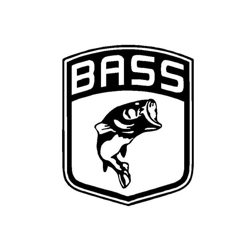 

Dawasaru Bass Fish Shield Car Sticker Personalized Creative Decal Laptop Motorcycle Auto Accessories Decoration PVC,13cm*11cm