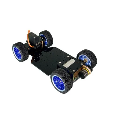 Умный автомобиль шасси тележка/двигатель/рулевое управление Модель