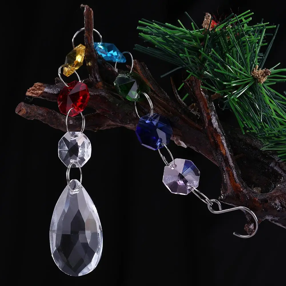 DIY Хрустальная люстра для ловли солнца с кристаллами шар призма кулон Радужный