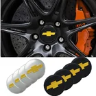 4 шт., наклейки на ступицу колеса для Chevrolet Trax Sonic Cruze Malibu Tahoe Impala Equinox