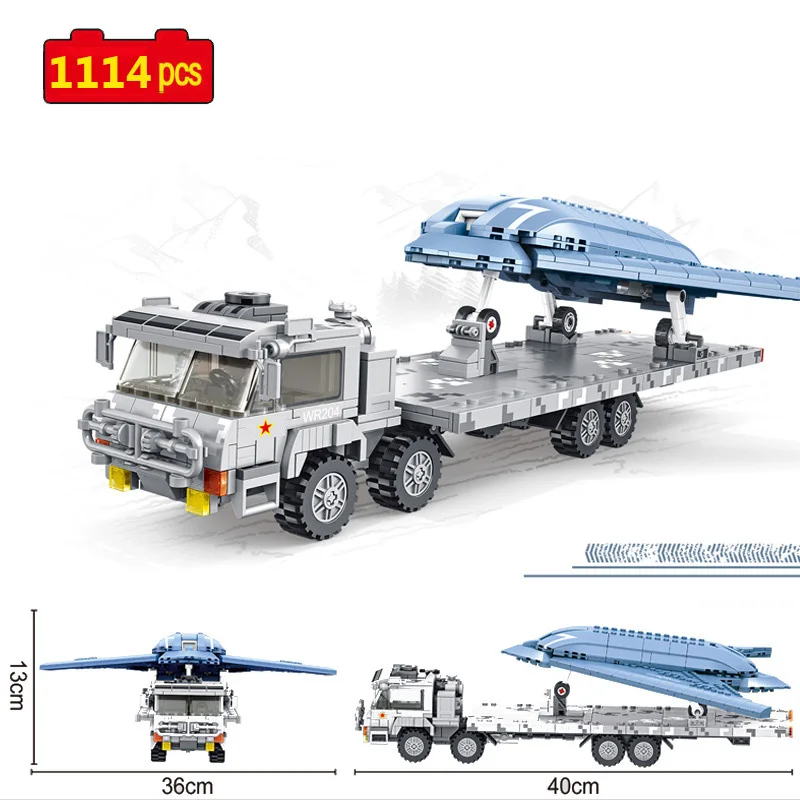 Military Series Tank carrier M113 armored vehicle Stealth fighter trailer SWAT Building Blocks Bricks Toys Christmas Gifts | Игрушки и