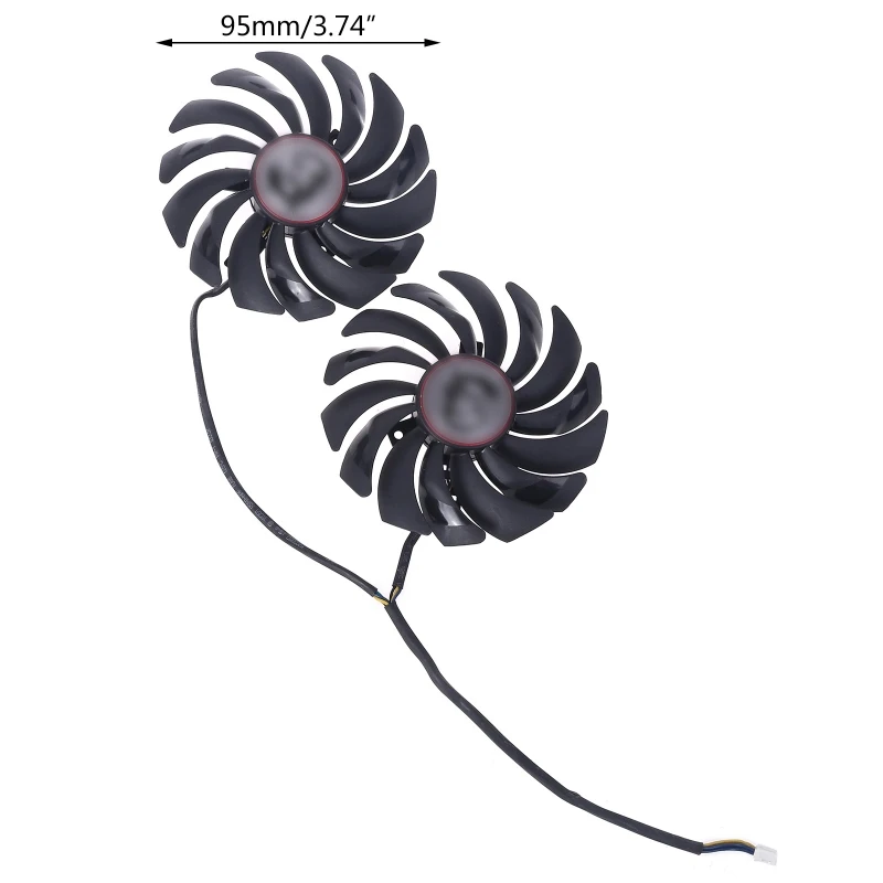 

2PCS PLD10010S12HH PLD10010S12HH 4PIN FOR MSI Radeon R9 RX470 480 570 580 GTX1080Ti 1080 1070 1060 GAMING Graphics Card Fan