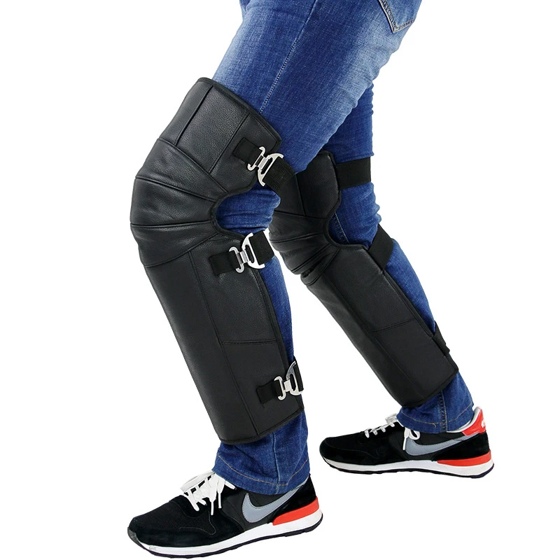 MoFlyeer кожаные шерстяные наколенники для скутеров теплые зимние езды на мотоцикле