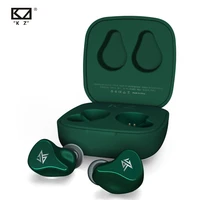 kz z1 tws true wireless bluetooth v5 0 earphones dual magnetic dynamic game earbuds touch control noise cancelling sport headset