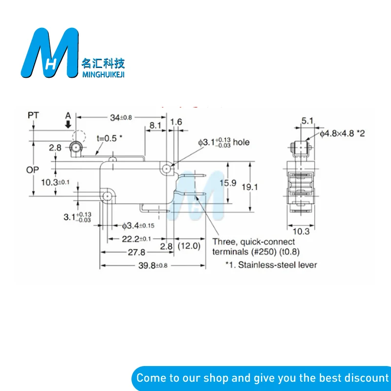 2-10 шт. прочный микро концевой выключатель | Электронные компоненты и