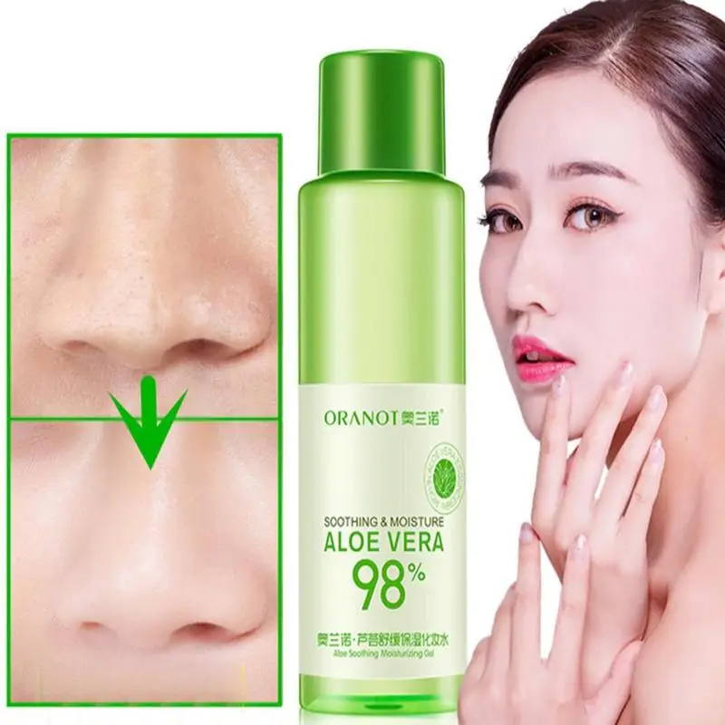 

120ml Aloe Face Tonic Hydration Toner Skin Care Products Pore Minimizer Oil Control Makeup Water Face Toner Skin Care