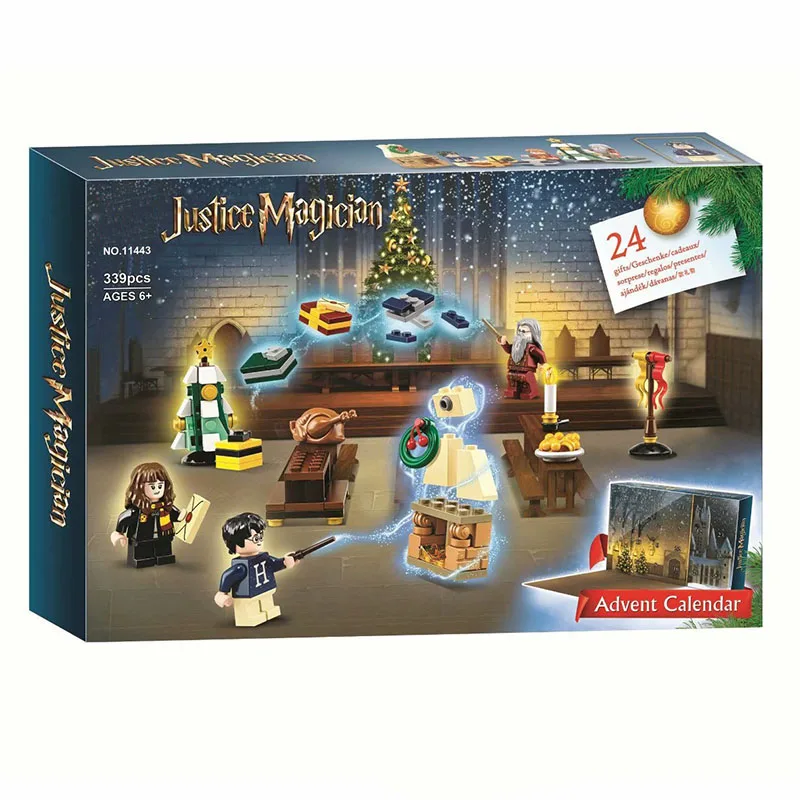 Новый 339Pcs Harrys Movie Advent календарь строительные блоки кирпичи детские игрушки