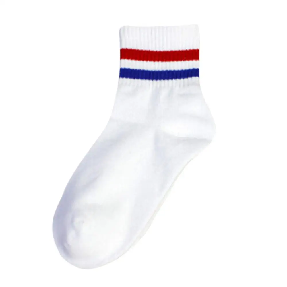 1 пара классические хлопчатобумажные носки в полоску для мужчин и женщин ретро