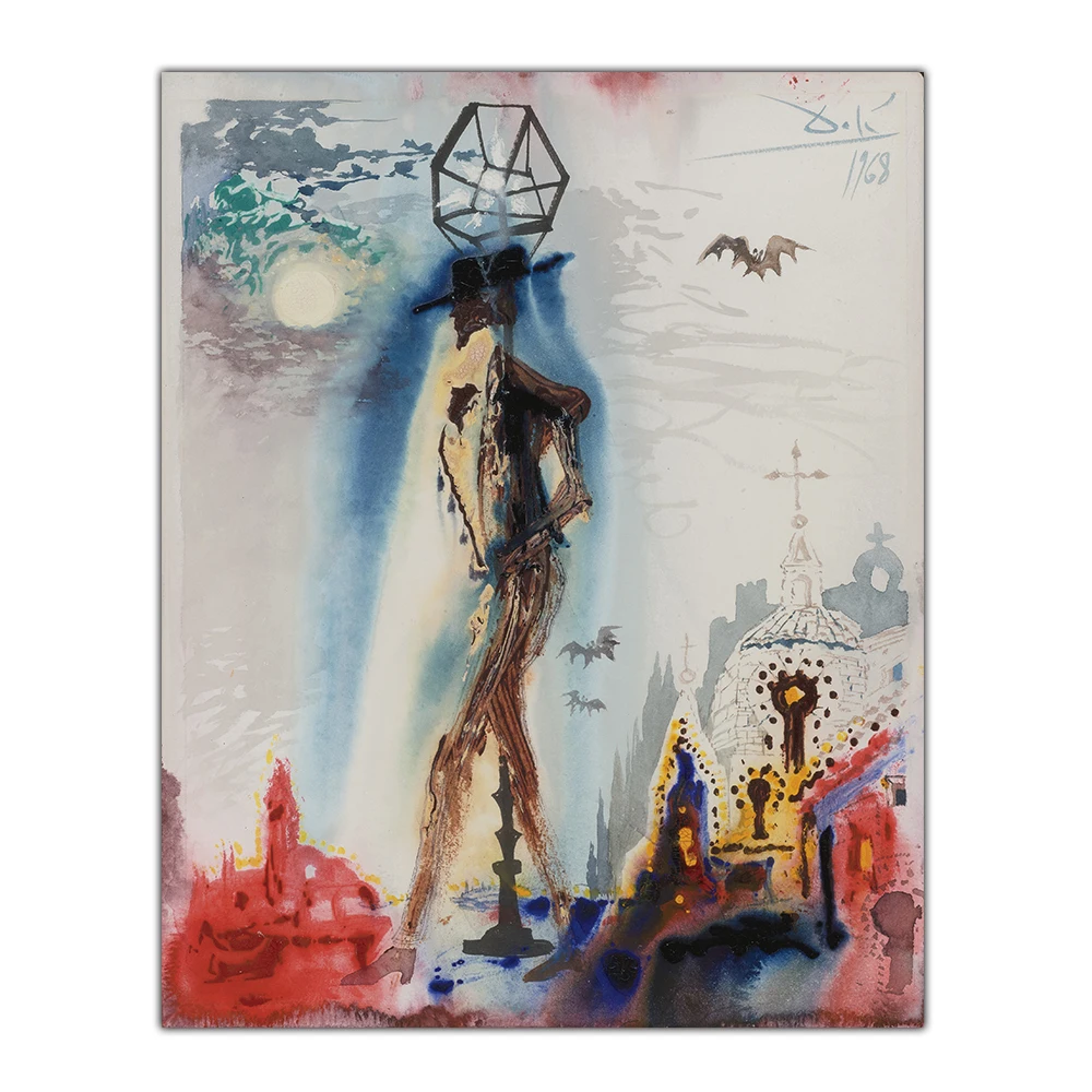 Картина маслом на холсте Дон Хосе Кармен Acte IV цитон Сальвадор Дали 1968 | Дом и сад