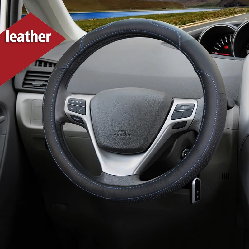 Чехол для руля Toyota Corolla Avensis Yaris Rav4 Hilux Prius Auris 2013 2014 2015|steering wheel cover|wheel coverwheel steering cover |