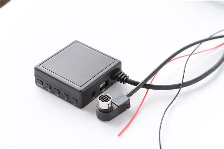 Автомобильный Bluetooth 5,0 AUX USB музыкальный адаптер беспроводной аудио кабель микрофон адаптер для Alpine Ai-NET JVC KS-U58 PD100 U57