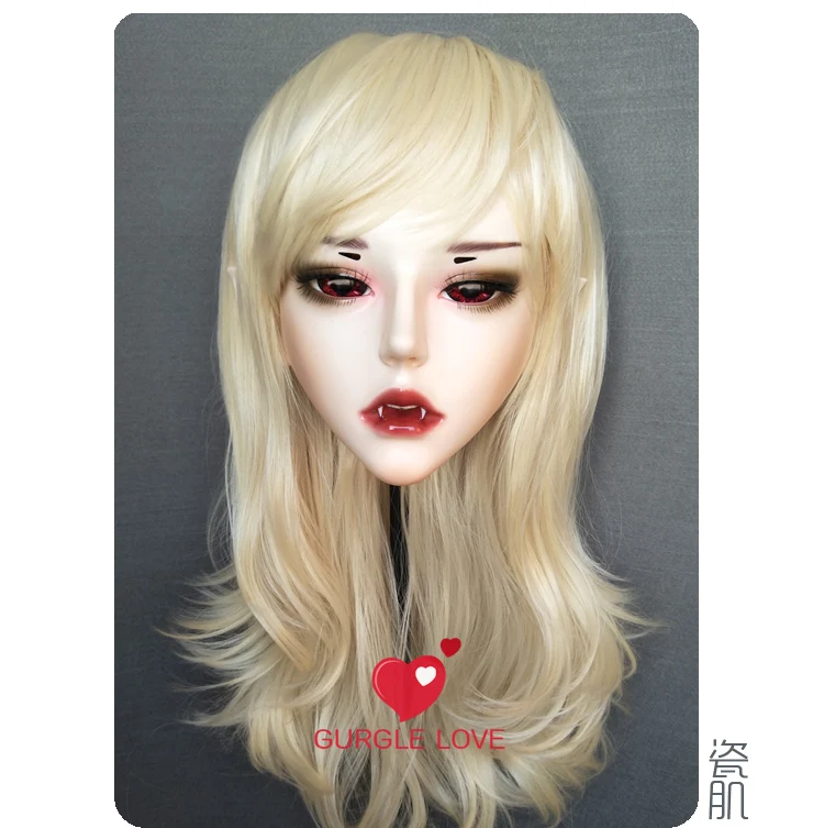 (Новинка-54) ручная работа Женский Мужской смолы Crossdress Красивая Девушка BJD маски