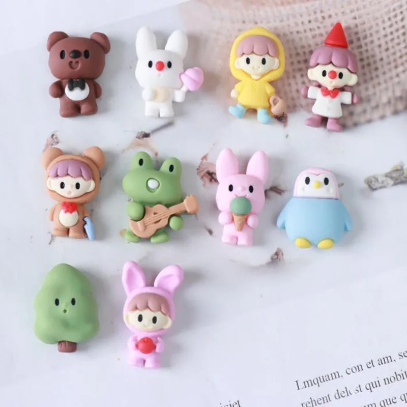 

Кавайная девочка мальчик с плоской спинкой из смолы мультяшный Пингвин лягушка Кабошон кукольные банты для волос аксессуары для скрапбуки...