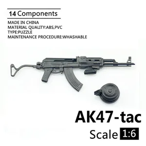 1:6 солдат 4D сборная Модель AK47 AKM модель пистолета игрушка
