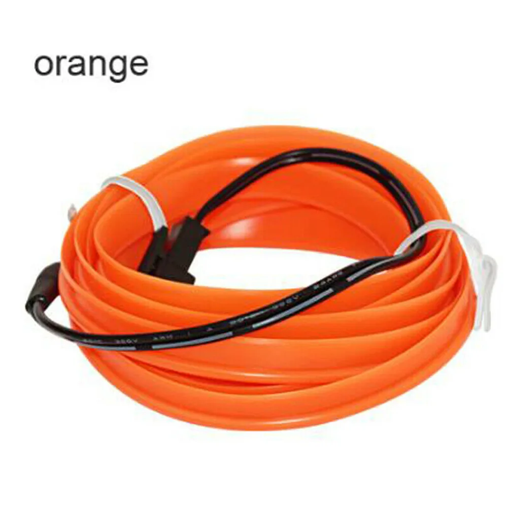 

Lamp LED Light Strip Auto Car Cold Decorative Orange Vehicle Waterproof 300cm