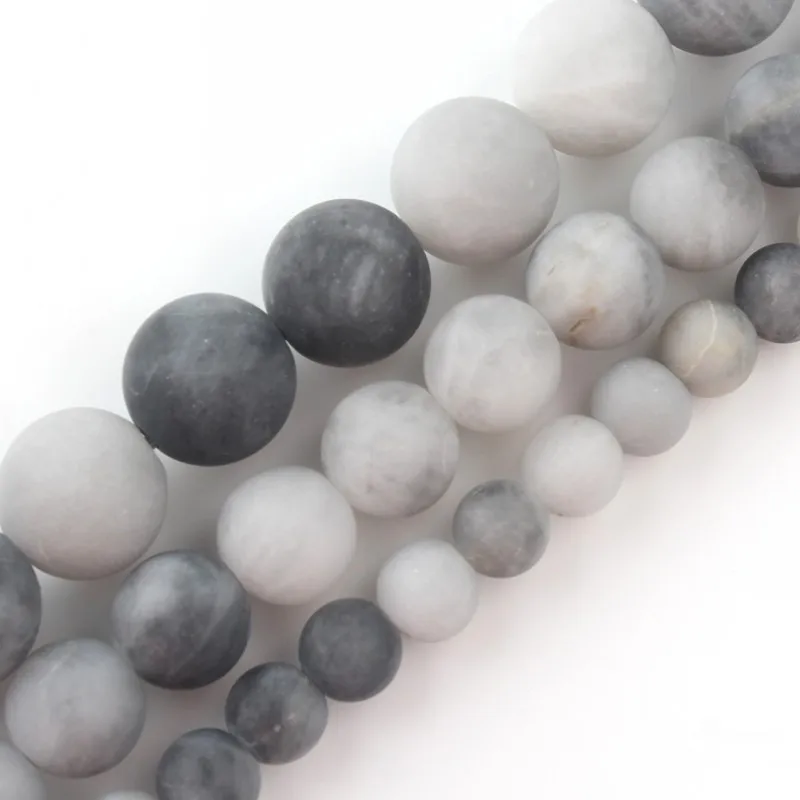 

Natural Stone Beads Dull Polish Hawk Eye Round Loose Spacer Beads For Jewelry Making 6 8 10mm Eagle Beads DIY Bracelet 15''