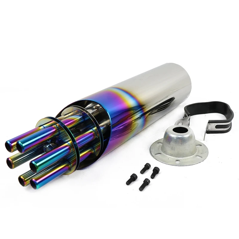 Универсальная Модифицированная выхлопная труба из нержавеющей стали для