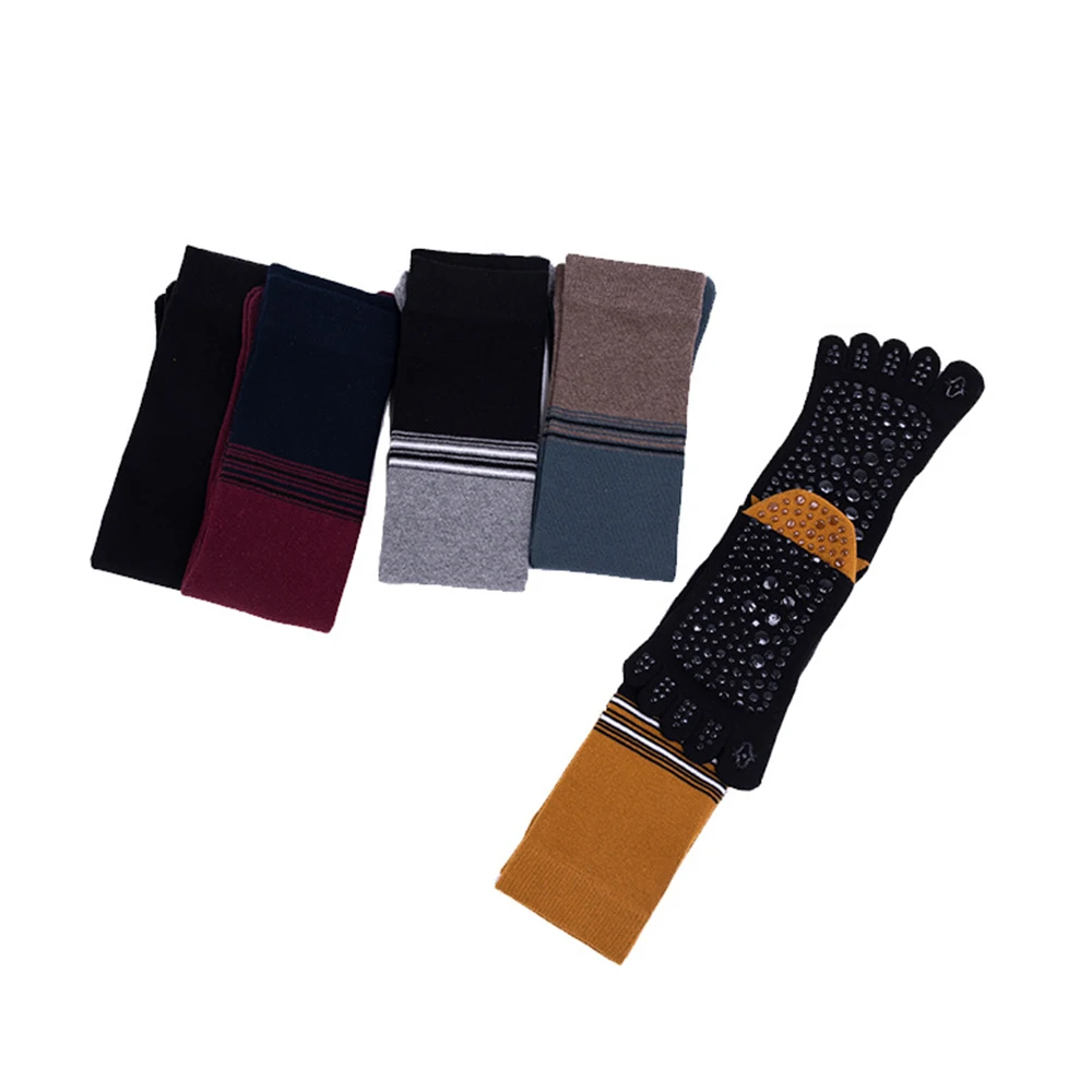 

5 Pairs Women Five-Toe Yoga Socks Cotton Absorb Sweat Anti-slip Sports Sock Fitness Training Split-finger Sock