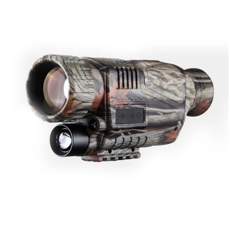 Camouflage 5x40 охотничий инфракрасный телескоп ночного видения Тактический Монокуляр HD цифровое видение Монокуляр камера тепловизор инструмент - Цвет: Camouflage