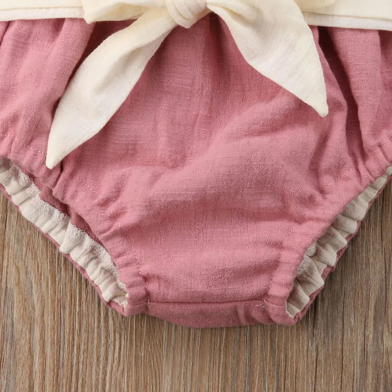 

Pudcoco Shorts Princess Summer Baby Girls Cotton Toddler Bow Nappy Diaper Covers Bloomers Ruffle Toddler Baby Trousers