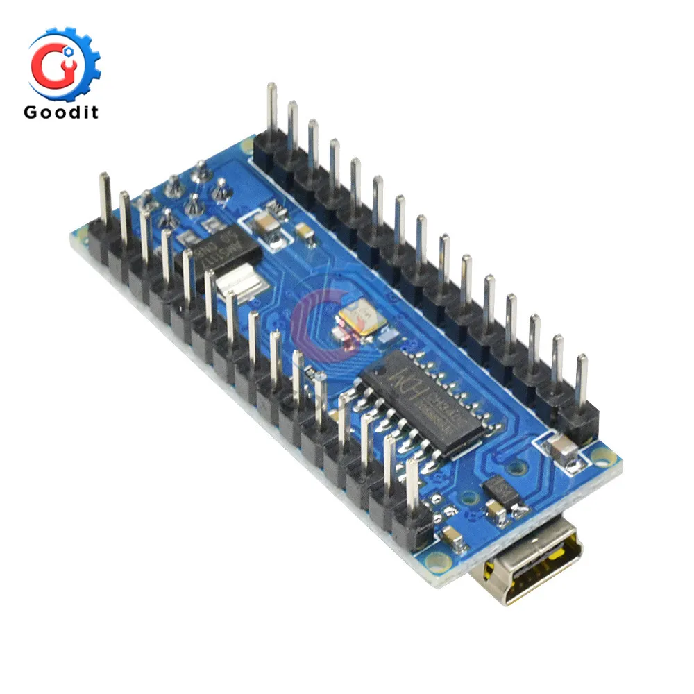 Плата контроллера Mini USB CH340 Nano v3.0 3 0 ATmega328P совместимая с Arduino драйвер V3.0 ATmega328 -
