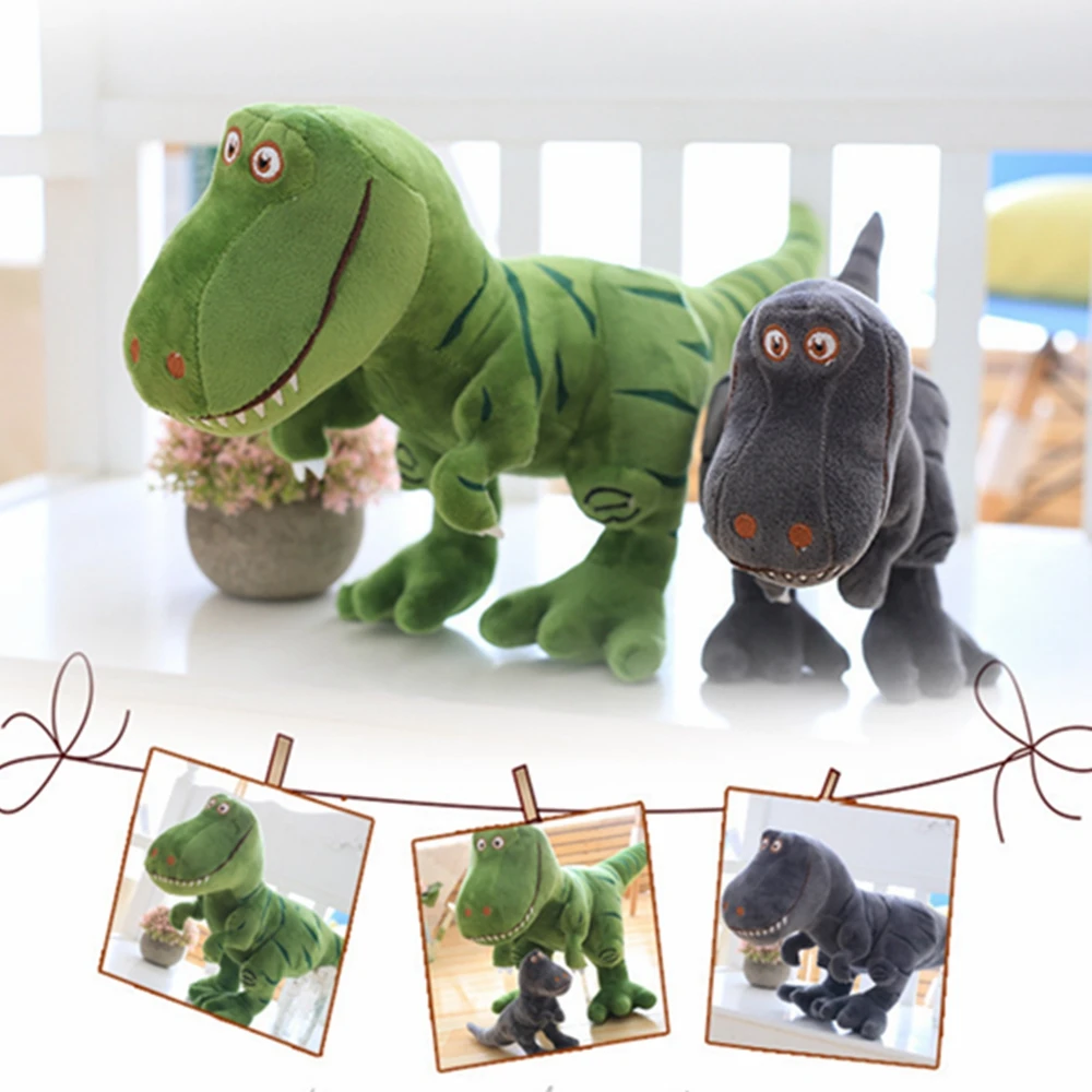 45/55 см муляжи динозавров плюшевые игрушки стильная футболка с изображением
