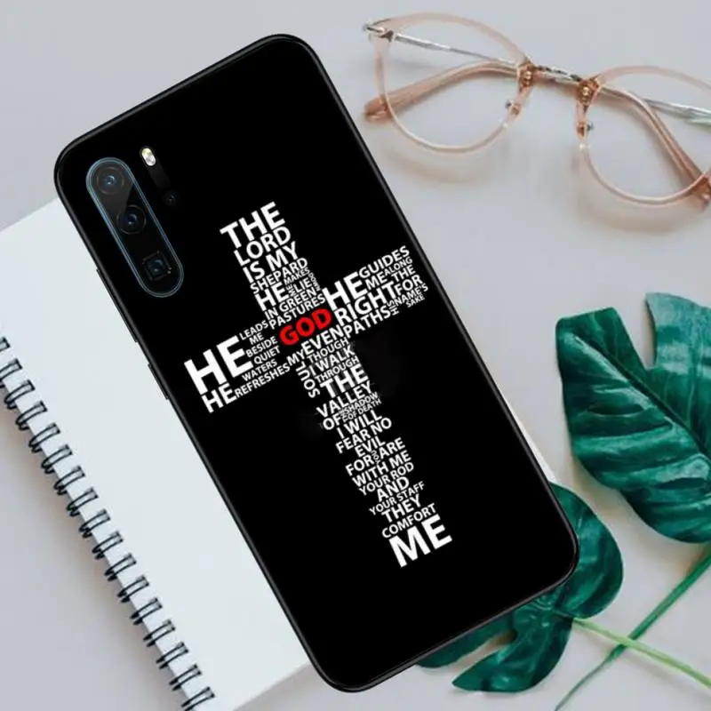 

Jesus Christ Cross Phone Case For Huawei P40 P20 P30 lite Pro P Smart 2019 Mate 40 20 10 Lite Pro Nova 5t