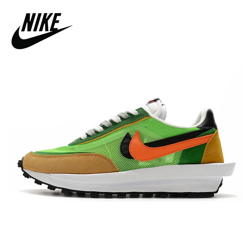 Оригинальные мужские и женские кроссовки Nike Sacai NK LVD вафельная рассвета синие