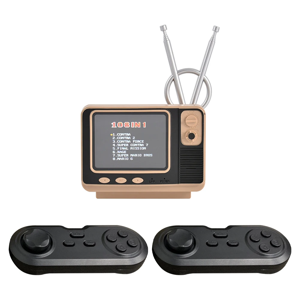 Беспроводной игровой контроллер 2 4G 80 классических игр 3 0 HD экран ручная книжная