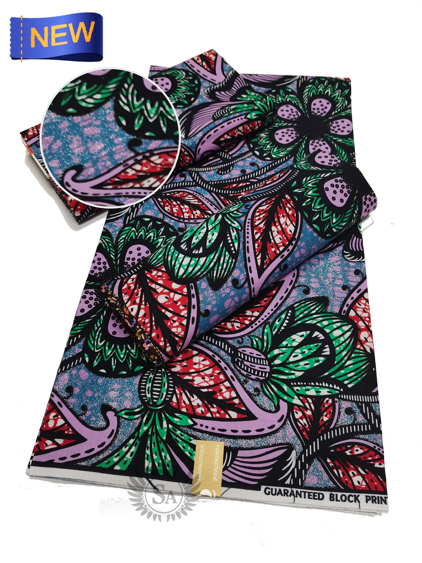 Новый Большой Африканский Воск блеск необходимые вещи ткань хлопок Анкара батик