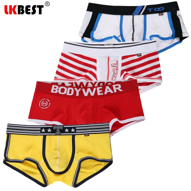 4 шт./лот мужское нижнее белье сексуальные u образные мужские боксеры