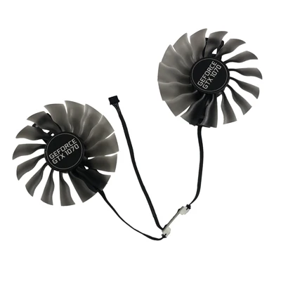 1 pair FD10015H12S FD10015H12S 95 мм GTX 1070 Ti охладитель GPU Графический вентилятор для GeForce Palit GTX1070 GTX1070 Ti JetStream охлаждения карт - Цвет лезвия: 1 pair FD10015H12S
