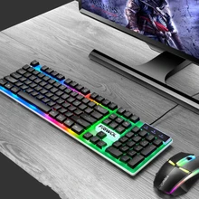 New Gaming keyboard and Mouse Wired keyboard with backlight keyboard Gamer kit 2000PDI Silent Gaming Mouse Set For PC Laptop