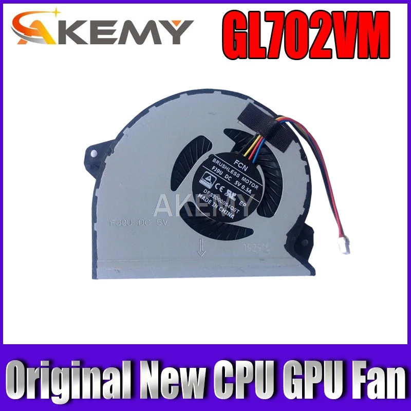 Оригинальный новый процессор GPU кулер вентилятор Радиатор для ASUS ROG GL702V GL702VM GL702VMK
