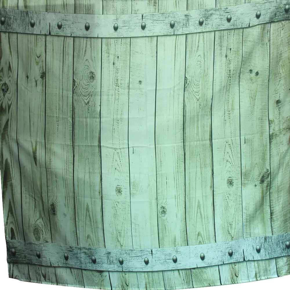 Wood Shower Curtain 200X200 Mat Vintage Decorative Waterproof Polyester Fabric Bathroom Curtain Set Home Bath Decor Multi-size