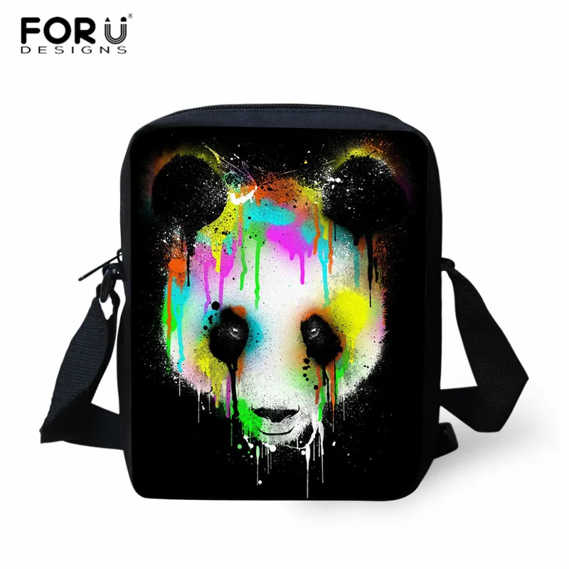 C3985E FORUDESIGNS/женские сумки через плечо с объемным животным котом, дизайнерские сумки через плечо с пандой для девочек, женские мини сумки через плечо - Цвет: C3985E