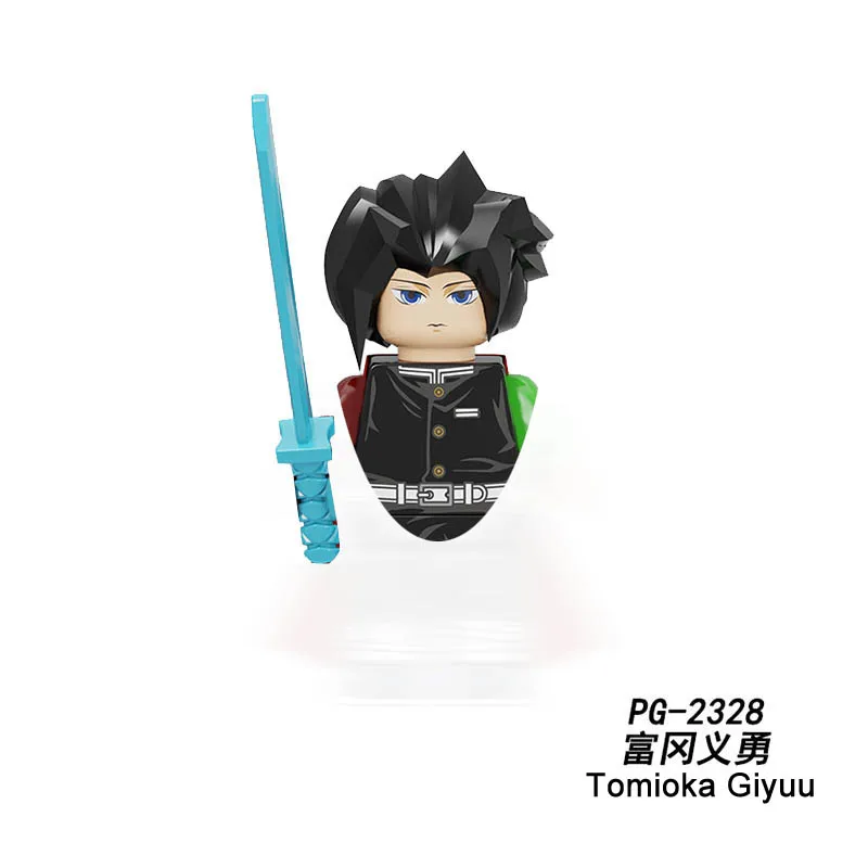 Фигурка из аниме рассекающий демонов строительный блок для Kamado Tanjirou Nezuko Agatsuma Zenitsu