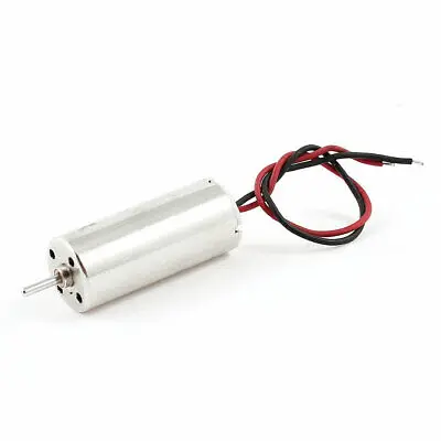 Микродвигатель постоянного тока, 3 в, 37000 об/мин, 8,5x20 мм, с проводным разъемом, без сердечника, для модели самолета Микродвигатель постоянного тока, 3 в, 37000 об/мин, 8,5x20 мм, с проводным разъемом, без сердечника, для модели самолета