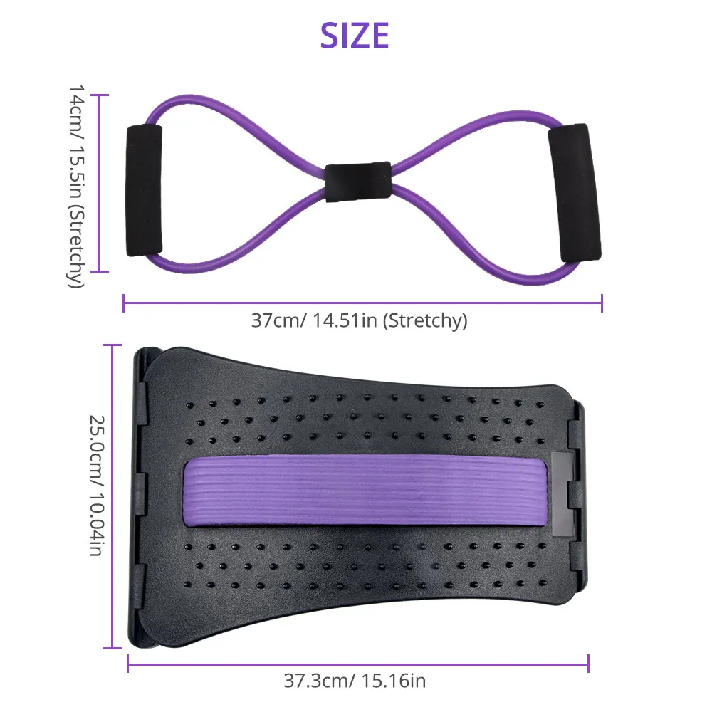 Набор для вытягивания спины Эспандер груди и поясницы массажер пилатеса