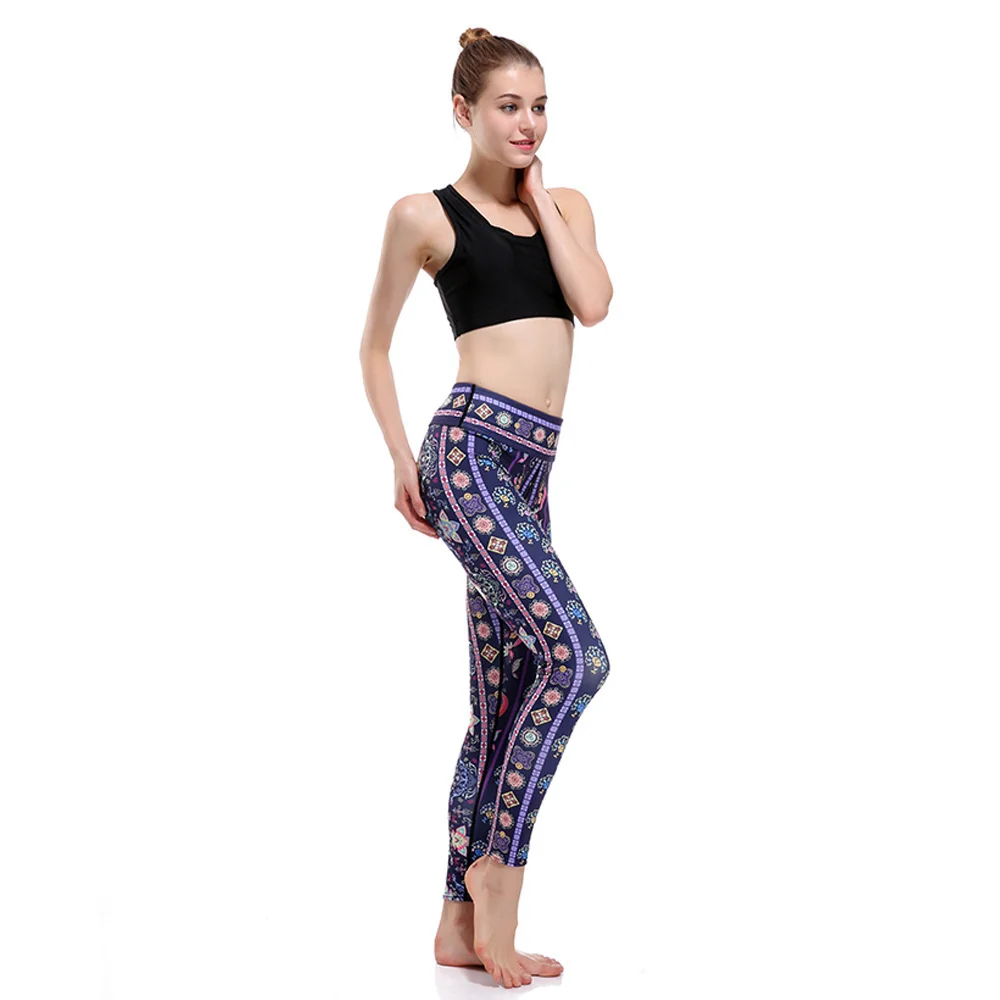 

2016 slim hip lifting exercise breathable super elastic dry nine point Yoga Pants yoga-0062