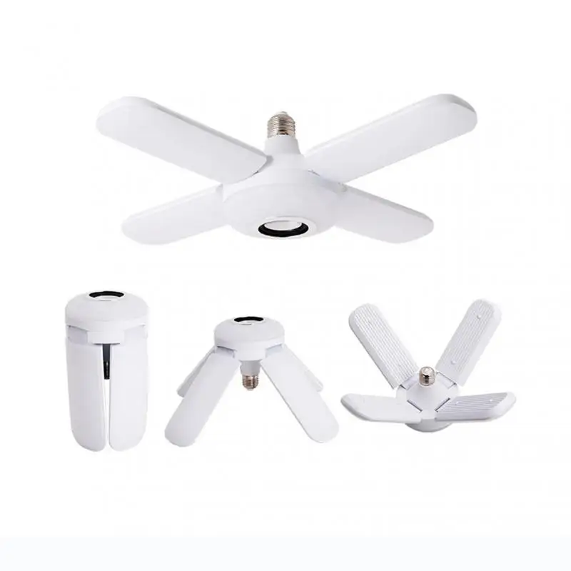 

Smart Remote Control Foldable Four Leaves Light RGB Colorful Flash Bluetooth Music Light Festival Party bar Music Ceiling Lamp