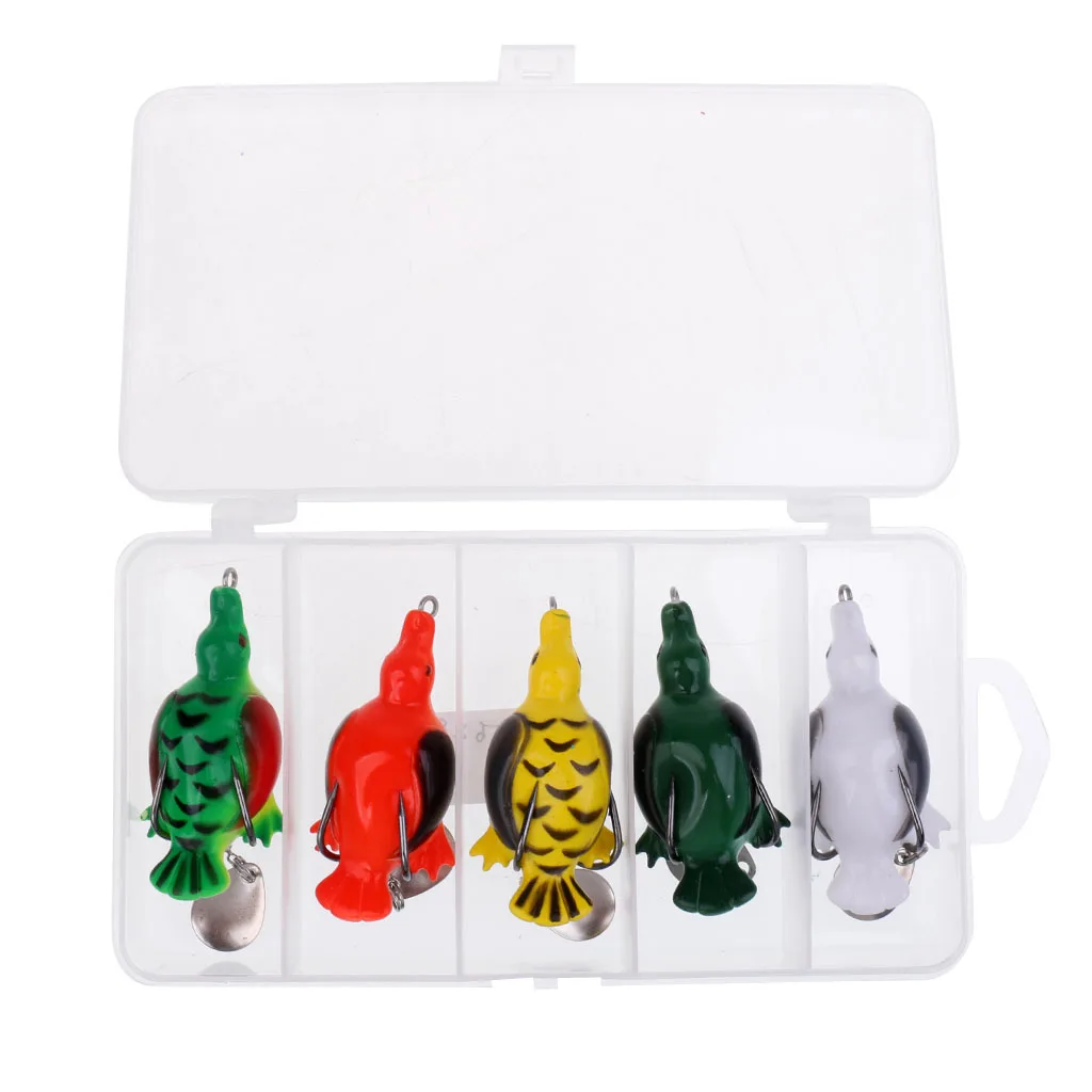 5 шт. 6 см пластиковая рыболовная приманка топвотер искусственные приманки для