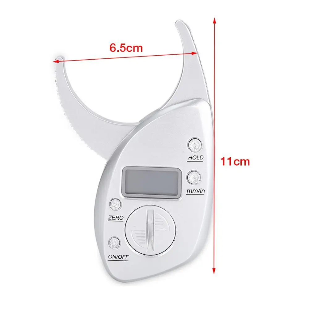 Портативный цифровой измерительный прибор Skinfold тестер для измерения телесного