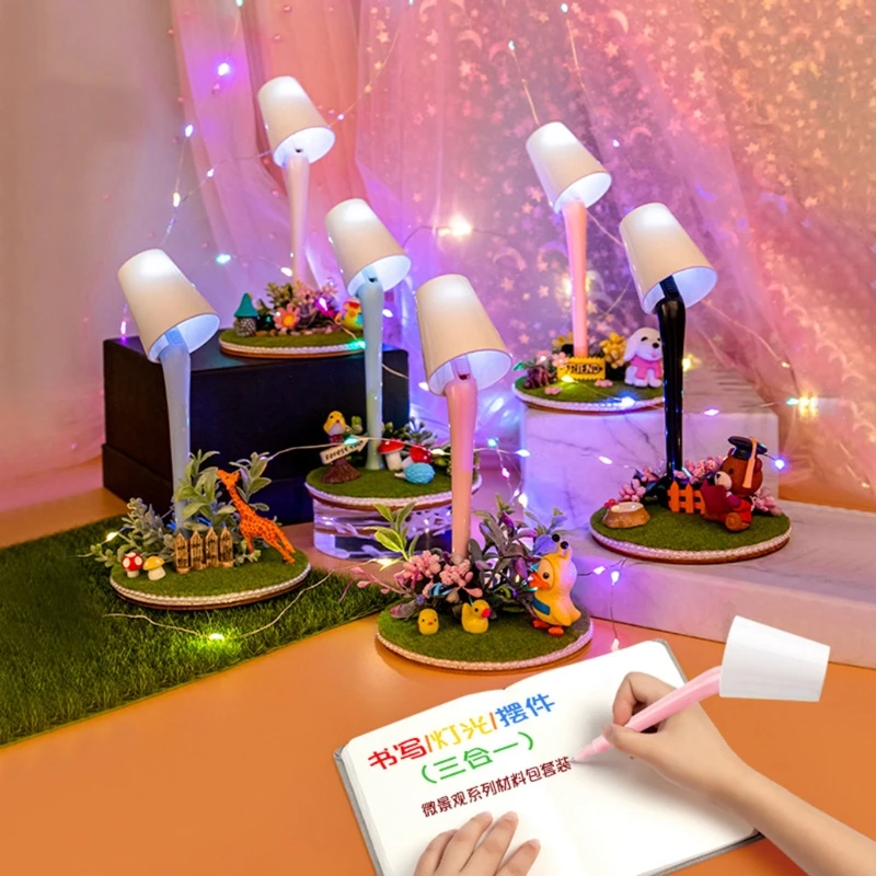 

1 Set Snowflake Mud Handmade Crafts Accessories Micro Landscape DIY Material Kit L5YF
