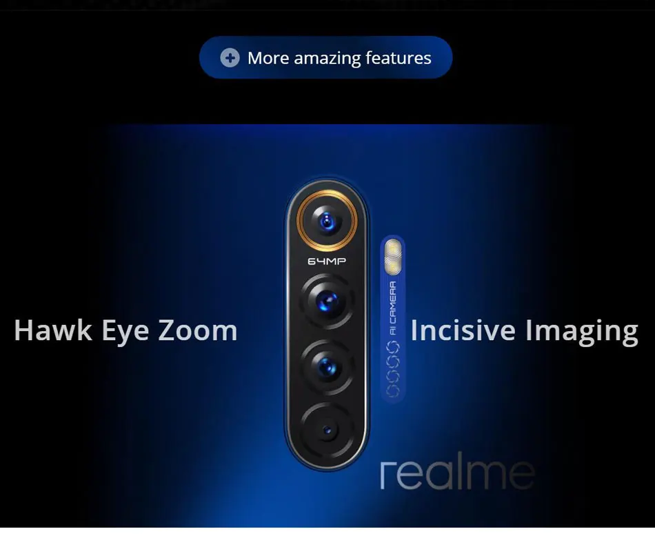 Мобильный телефон Realme X2 PRO, 64 мп, четыре камеры, 8 ГБ, 128 ГБ, 6,5 дюйма, Snapdragon 855+ 4000 мАч, VOOC, 50 Вт, быстрая зарядка, NFC, 4G телефон